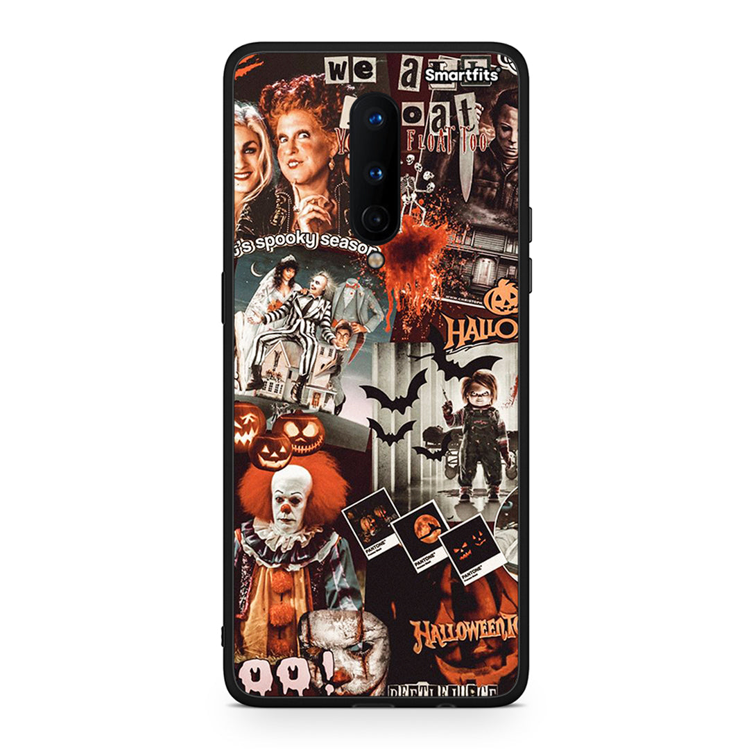 OnePlus 8 Halloween Spooky Season Θήκη από τη Smartfits με σχέδιο στο πίσω μέρος και μαύρο περίβλημα | Smartphone case with colorful back and black bezels by Smartfits