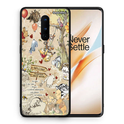 Θήκη OnePlus 8 Happy Friends από τη Smartfits με σχέδιο στο πίσω μέρος και μαύρο περίβλημα | OnePlus 8 Happy Friends case with colorful back and black bezels