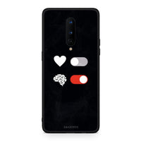 Thumbnail for OnePlus 8 Heart Vs Brain Θήκη Αγίου Βαλεντίνου από τη Smartfits με σχέδιο στο πίσω μέρος και μαύρο περίβλημα | Smartphone case with colorful back and black bezels by Smartfits