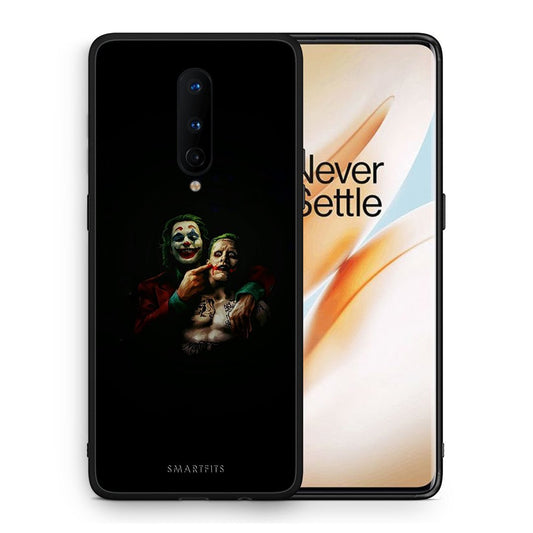 Θήκη OnePlus 8 Clown Hero από τη Smartfits με σχέδιο στο πίσω μέρος και μαύρο περίβλημα | OnePlus 8 Clown Hero case with colorful back and black bezels