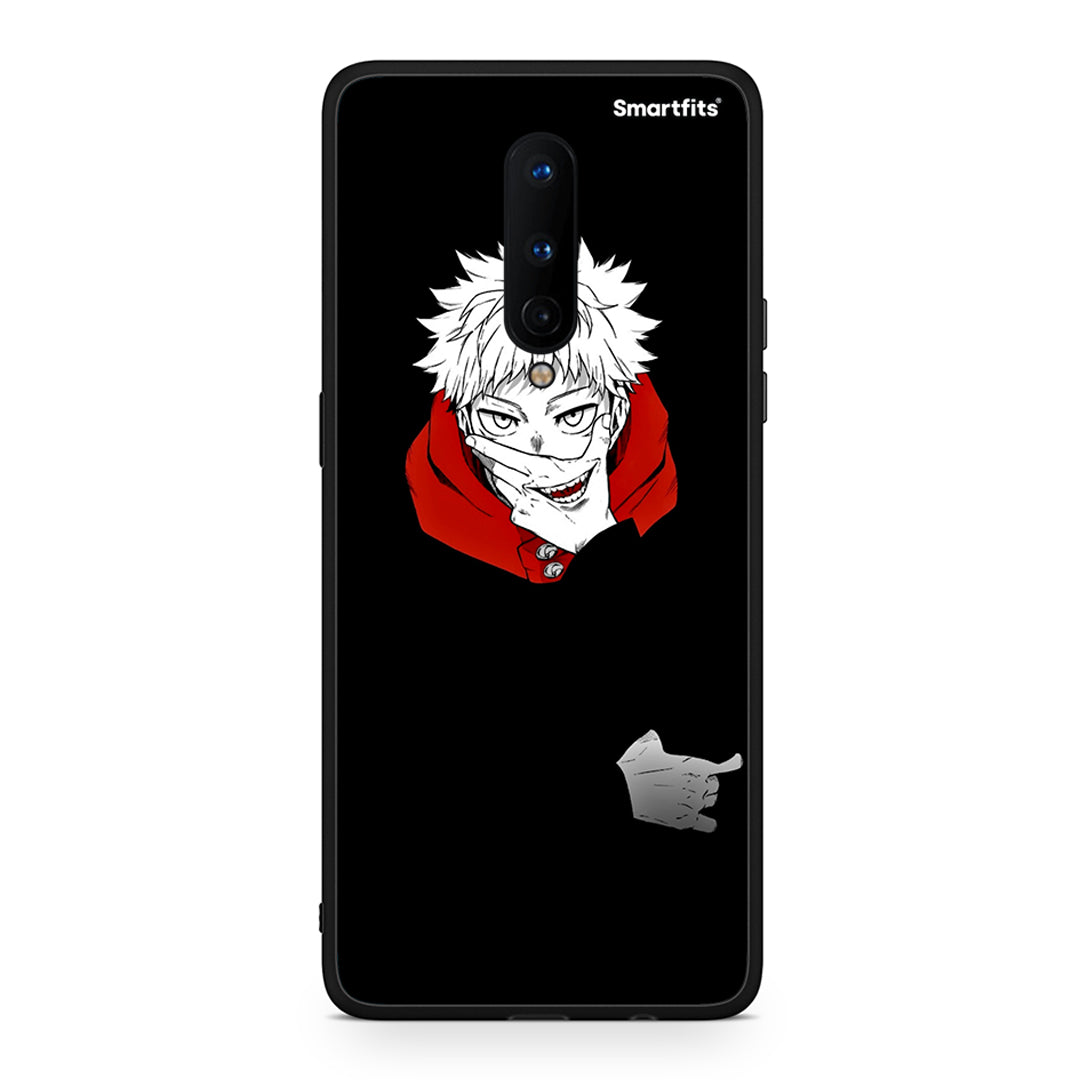 OnePlus 8 Itadori Anime θήκη από τη Smartfits με σχέδιο στο πίσω μέρος και μαύρο περίβλημα | Smartphone case with colorful back and black bezels by Smartfits