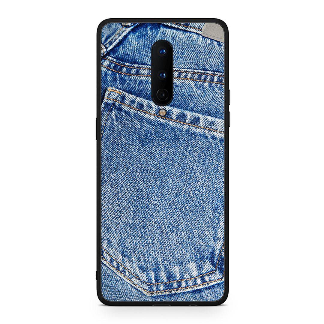 OnePlus 8 Jeans Pocket θήκη από τη Smartfits με σχέδιο στο πίσω μέρος και μαύρο περίβλημα | Smartphone case with colorful back and black bezels by Smartfits