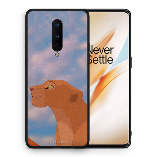 Θήκη Αγίου Βαλεντίνου OnePlus 8 Lion Love 2 από τη Smartfits με σχέδιο στο πίσω μέρος και μαύρο περίβλημα | OnePlus 8 Lion Love 2 case with colorful back and black bezels