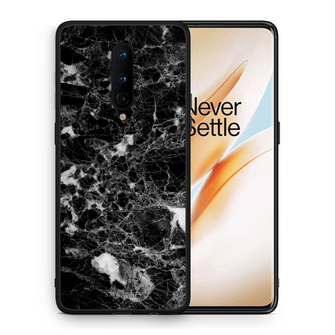 Θήκη OnePlus 8 Male Marble από τη Smartfits με σχέδιο στο πίσω μέρος και μαύρο περίβλημα | OnePlus 8 Male Marble case with colorful back and black bezels