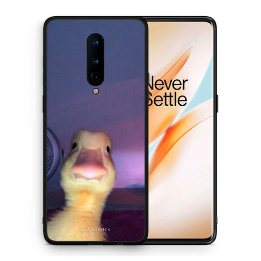 Θήκη OnePlus 8 Meme Duck από τη Smartfits με σχέδιο στο πίσω μέρος και μαύρο περίβλημα | OnePlus 8 Meme Duck case with colorful back and black bezels