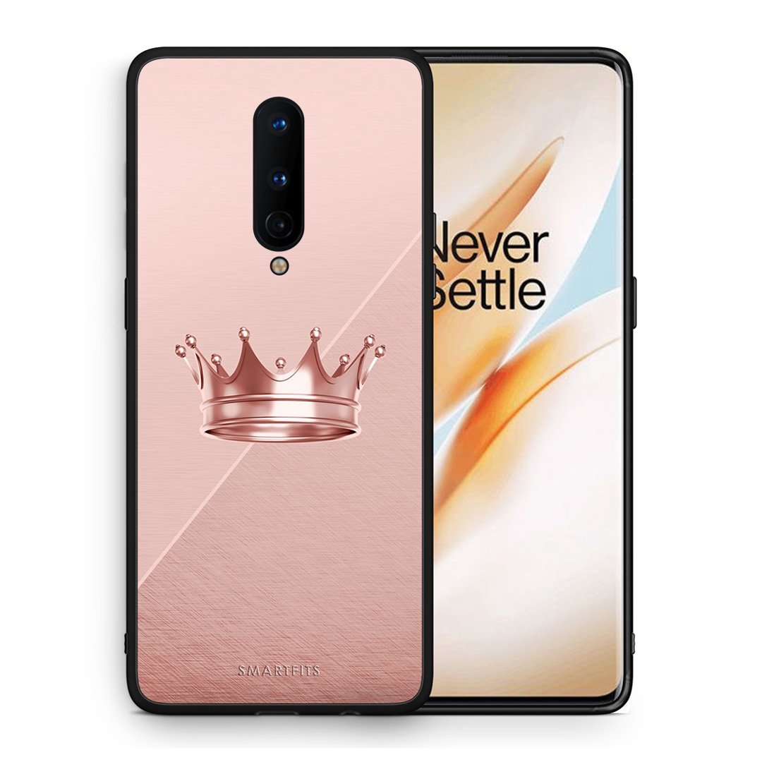 Θήκη OnePlus 8 Crown Minimal από τη Smartfits με σχέδιο στο πίσω μέρος και μαύρο περίβλημα | OnePlus 8 Crown Minimal case with colorful back and black bezels