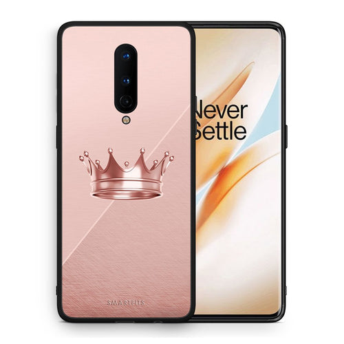 Θήκη OnePlus 8 Crown Minimal από τη Smartfits με σχέδιο στο πίσω μέρος και μαύρο περίβλημα | OnePlus 8 Crown Minimal case with colorful back and black bezels