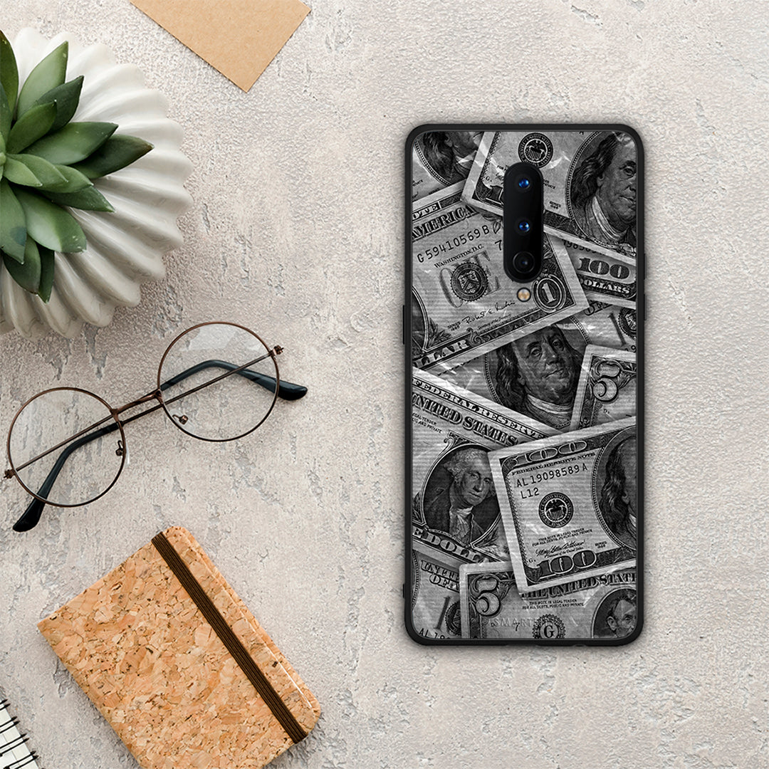 Money Dollars - OnePlus 8 θήκη