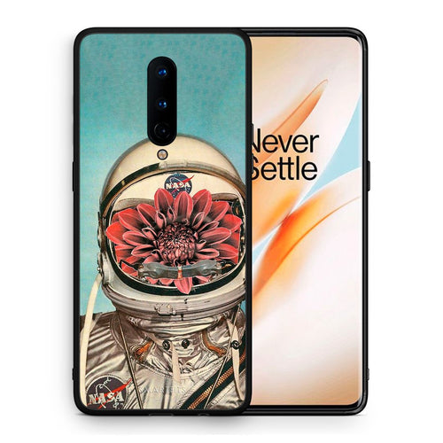 Θήκη OnePlus 8 Nasa Bloom από τη Smartfits με σχέδιο στο πίσω μέρος και μαύρο περίβλημα | OnePlus 8 Nasa Bloom case with colorful back and black bezels