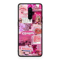 Thumbnail for OnePlus 8 Pink Love Θήκη Αγίου Βαλεντίνου από τη Smartfits με σχέδιο στο πίσω μέρος και μαύρο περίβλημα | Smartphone case with colorful back and black bezels by Smartfits