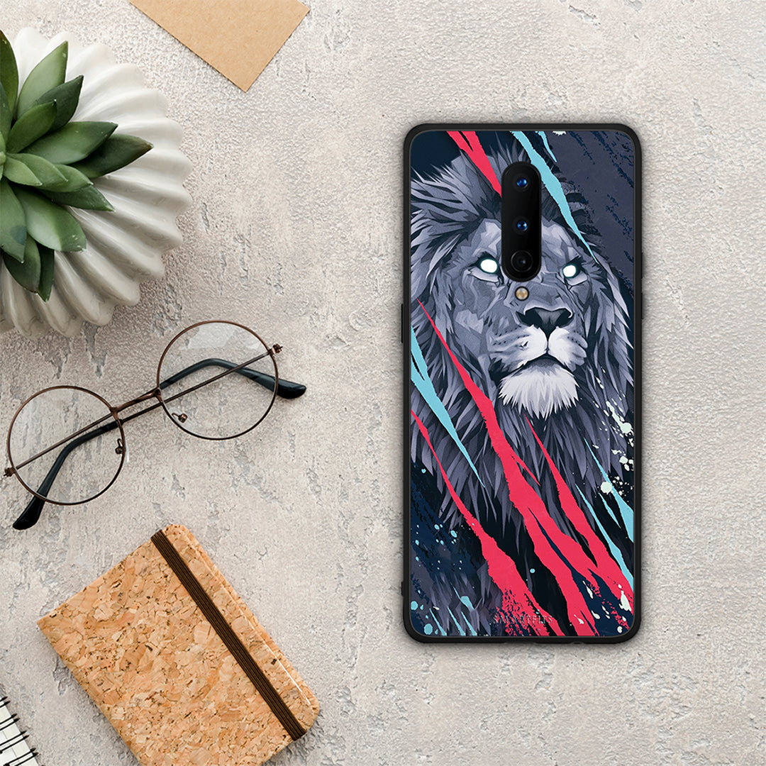 PopArt Lion Designer - OnePlus 8 θήκη