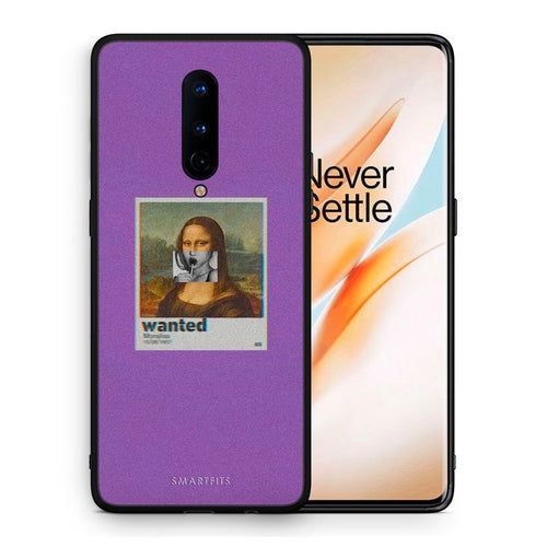Θήκη OnePlus 8 Monalisa Popart από τη Smartfits με σχέδιο στο πίσω μέρος και μαύρο περίβλημα | OnePlus 8 Monalisa Popart case with colorful back and black bezels