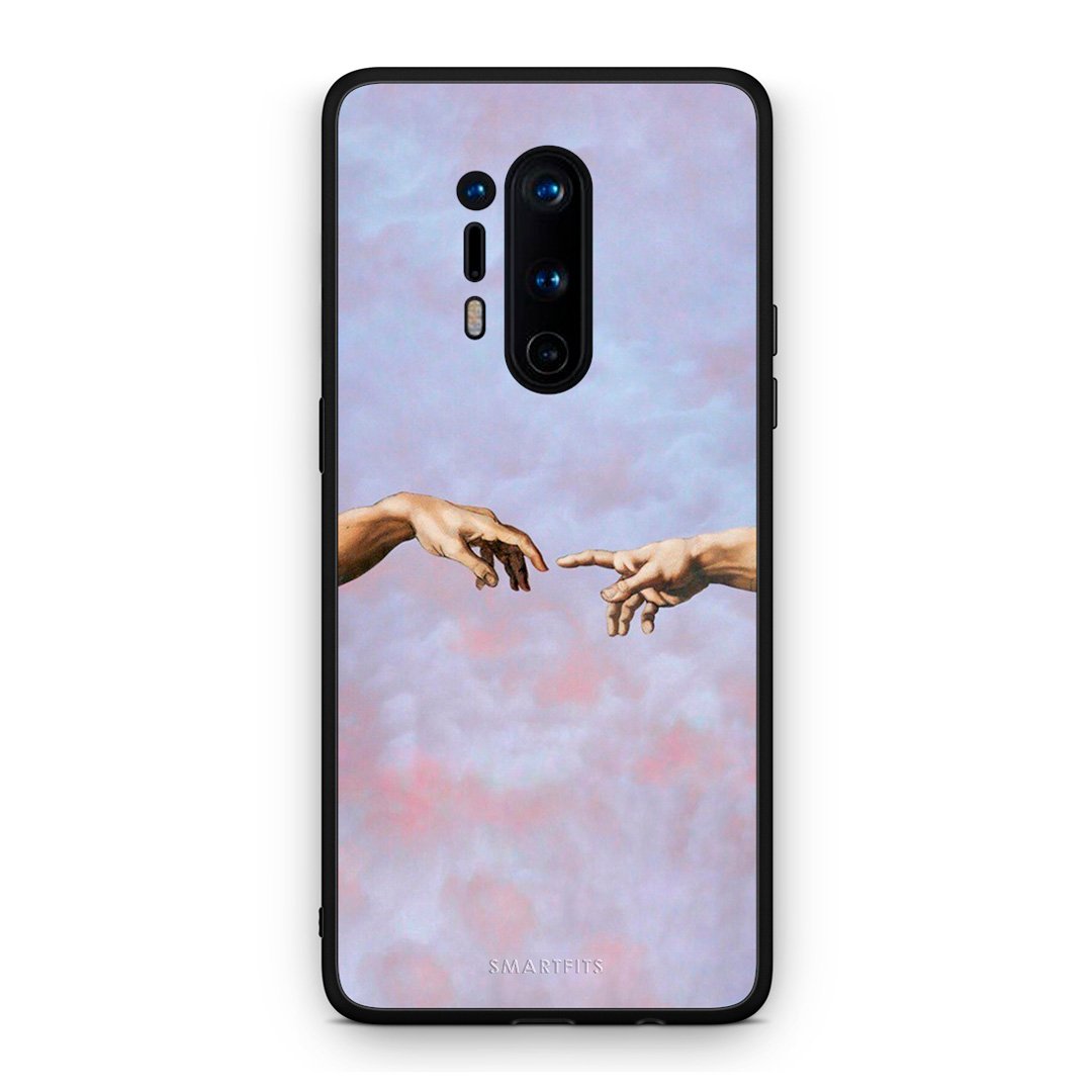OnePlus 8 Pro Adam Hand θήκη από τη Smartfits με σχέδιο στο πίσω μέρος και μαύρο περίβλημα | Smartphone case with colorful back and black bezels by Smartfits