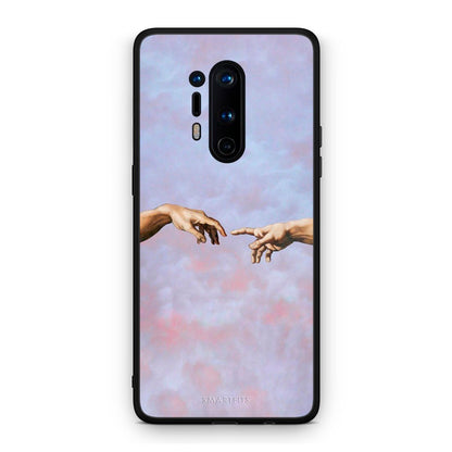 OnePlus 8 Pro Adam Hand θήκη από τη Smartfits με σχέδιο στο πίσω μέρος και μαύρο περίβλημα | Smartphone case with colorful back and black bezels by Smartfits