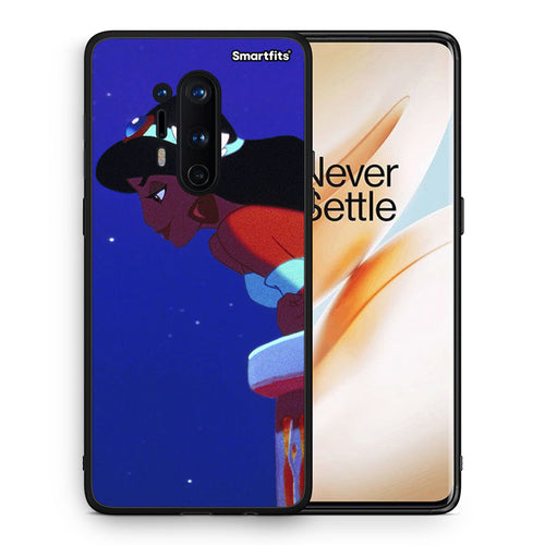 Θήκη OnePlus 8 Pro Alladin And Jasmine Love 2 από τη Smartfits με σχέδιο στο πίσω μέρος και μαύρο περίβλημα | OnePlus 8 Pro Alladin And Jasmine Love 2 case with colorful back and black bezels