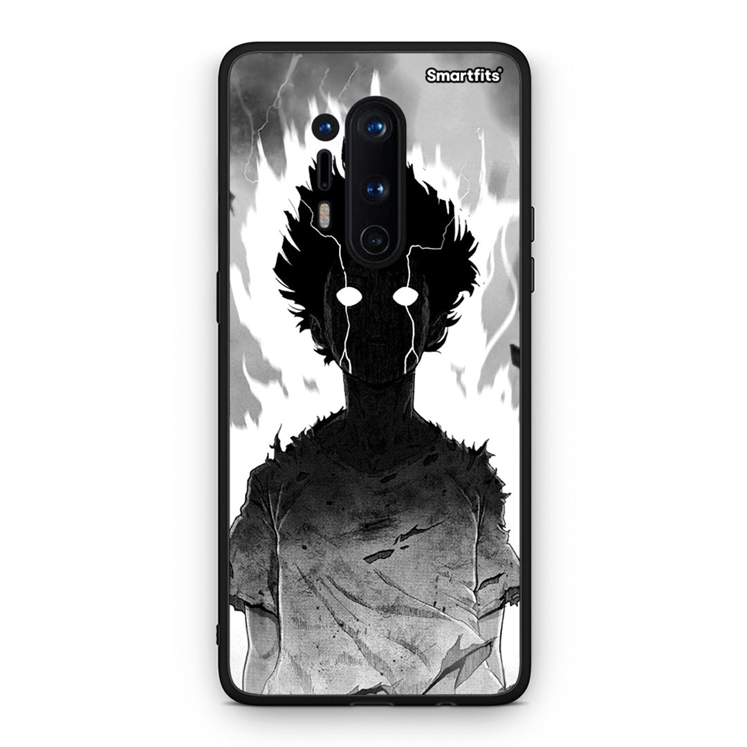 OnePlus 8 Pro Anime Boy Θήκη από τη Smartfits με σχέδιο στο πίσω μέρος και μαύρο περίβλημα | Smartphone case with colorful back and black bezels by Smartfits