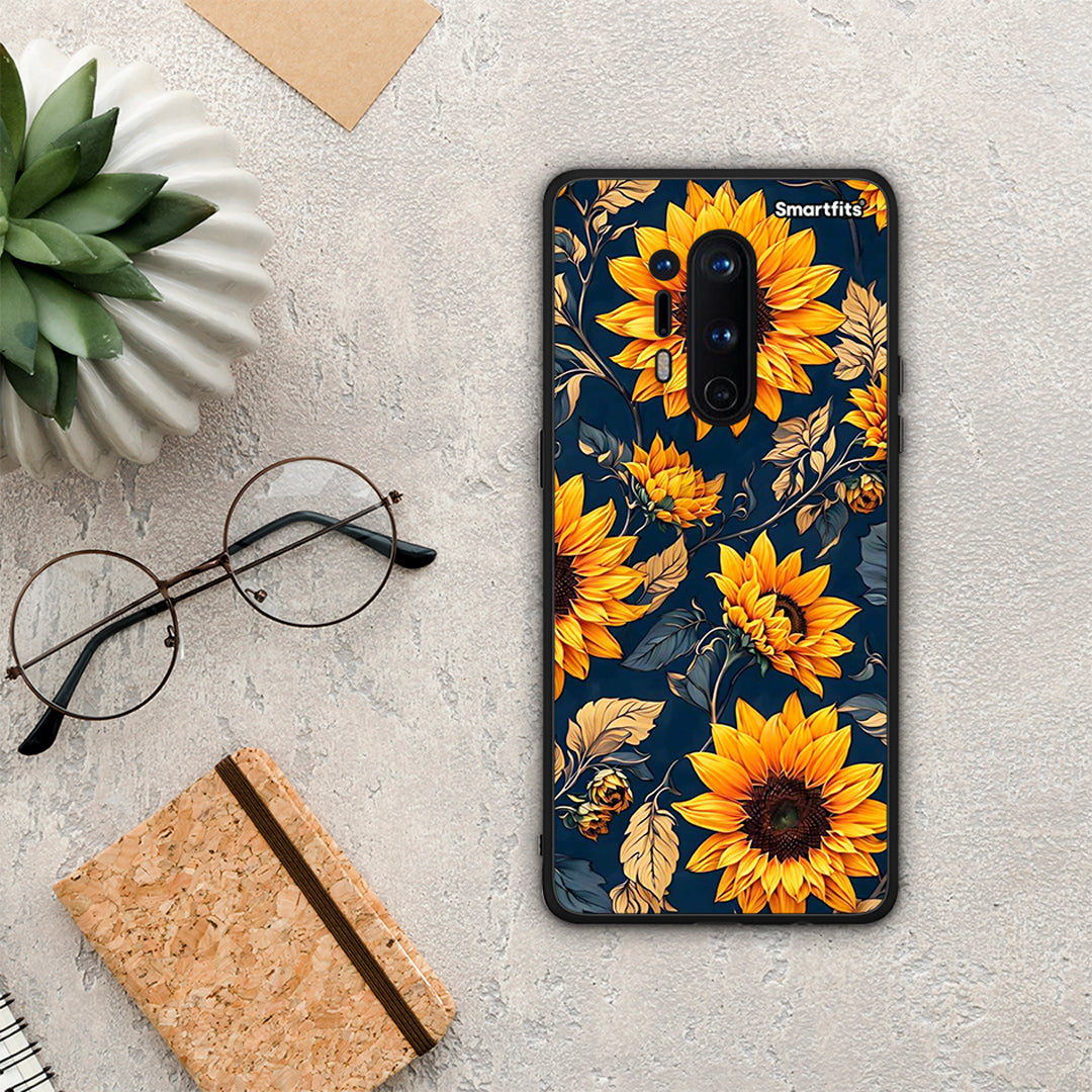 Autumn Sunflowers - OnePlus 8 Pro θήκη