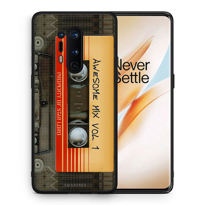 Θήκη OnePlus 8 Pro Awesome Mix από τη Smartfits με σχέδιο στο πίσω μέρος και μαύρο περίβλημα | OnePlus 8 Pro Awesome Mix case with colorful back and black bezels