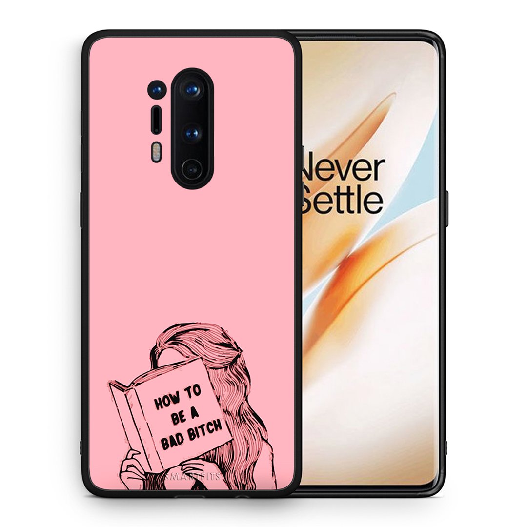 Θήκη OnePlus 8 Pro Bad Bitch από τη Smartfits με σχέδιο στο πίσω μέρος και μαύρο περίβλημα | OnePlus 8 Pro Bad Bitch case with colorful back and black bezels