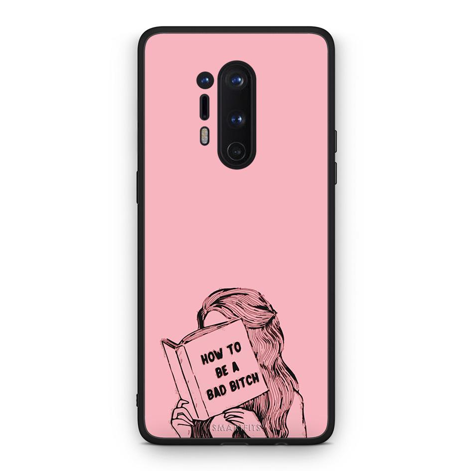 OnePlus 8 Pro Bad Bitch θήκη από τη Smartfits με σχέδιο στο πίσω μέρος και μαύρο περίβλημα | Smartphone case with colorful back and black bezels by Smartfits