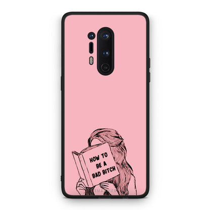 OnePlus 8 Pro Bad Bitch θήκη από τη Smartfits με σχέδιο στο πίσω μέρος και μαύρο περίβλημα | Smartphone case with colorful back and black bezels by Smartfits