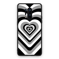 Thumbnail for OnePlus 8 Pro Black Hearts θήκη από τη Smartfits με σχέδιο στο πίσω μέρος και μαύρο περίβλημα | Smartphone case with colorful back and black bezels by Smartfits