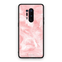 Thumbnail for 33 - OnePlus 8 Pro  Pink Feather Boho case, cover, bumper