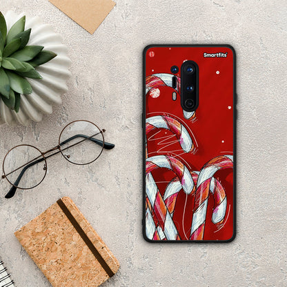 Candy Cane - OnePlus 8 Pro θήκη