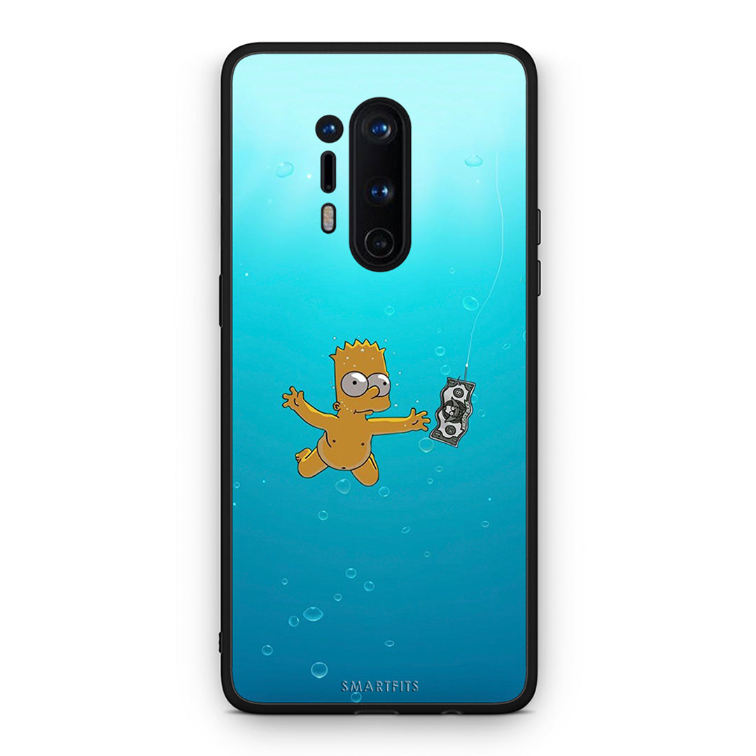 OnePlus 8 Pro Chasing Money θήκη από τη Smartfits με σχέδιο στο πίσω μέρος και μαύρο περίβλημα | Smartphone case with colorful back and black bezels by Smartfits