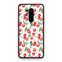 Thumbnail for OnePlus 8 Pro Cherry Summer θήκη από τη Smartfits με σχέδιο στο πίσω μέρος και μαύρο περίβλημα | Smartphone case with colorful back and black bezels by Smartfits