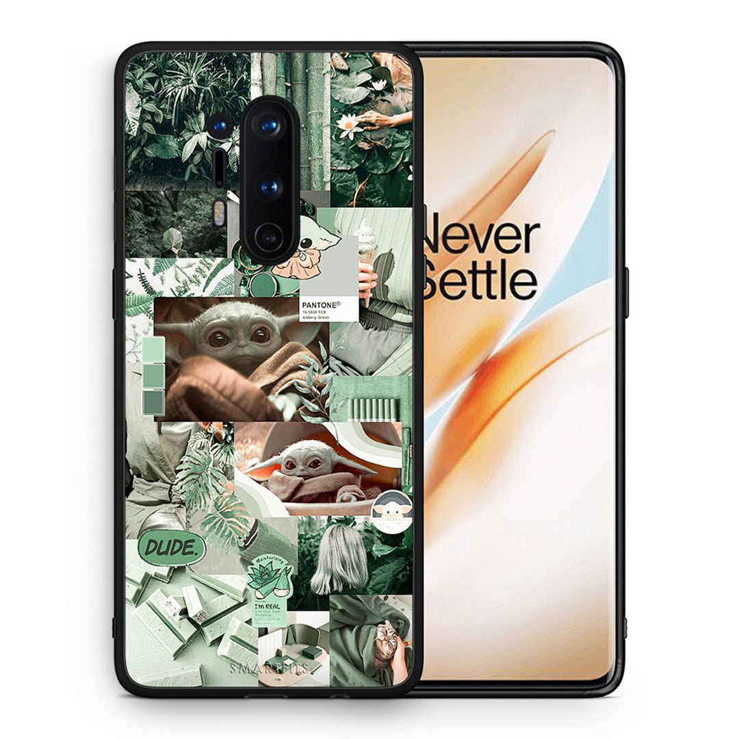 Θήκη Αγίου Βαλεντίνου OnePlus 8 Pro Collage Dude από τη Smartfits με σχέδιο στο πίσω μέρος και μαύρο περίβλημα | OnePlus 8 Pro Collage Dude case with colorful back and black bezels