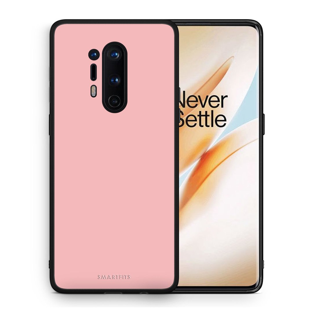 Θήκη OnePlus 8 Pro Nude Color από τη Smartfits με σχέδιο στο πίσω μέρος και μαύρο περίβλημα | OnePlus 8 Pro Nude Color case with colorful back and black bezels