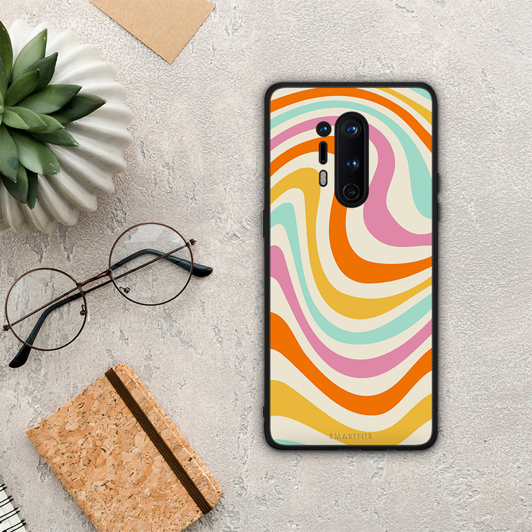 Colourful Waves - OnePlus 8 Pro θήκη