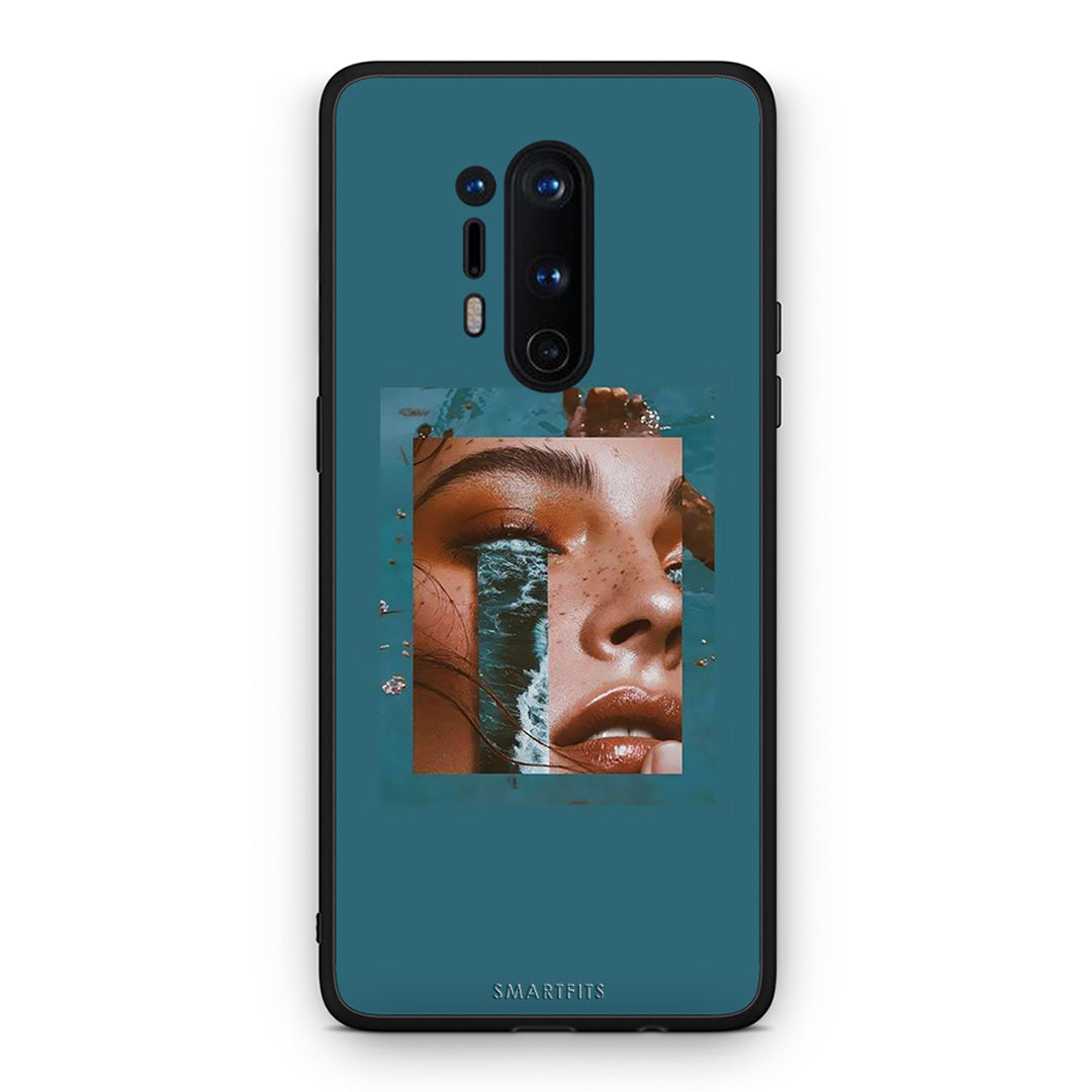OnePlus 8 Pro Cry An Ocean θήκη από τη Smartfits με σχέδιο στο πίσω μέρος και μαύρο περίβλημα | Smartphone case with colorful back and black bezels by Smartfits