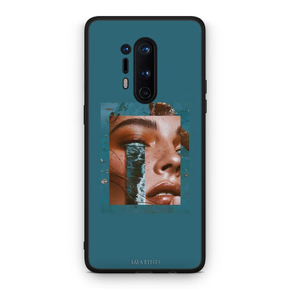 OnePlus 8 Pro Cry An Ocean θήκη από τη Smartfits με σχέδιο στο πίσω μέρος και μαύρο περίβλημα | Smartphone case with colorful back and black bezels by Smartfits