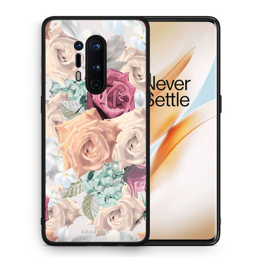 Θήκη OnePlus 8 Pro Bouquet Floral από τη Smartfits με σχέδιο στο πίσω μέρος και μαύρο περίβλημα | OnePlus 8 Pro Bouquet Floral case with colorful back and black bezels