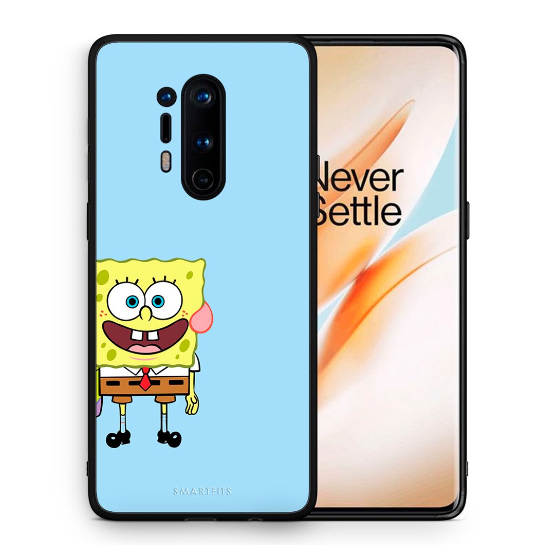 Θήκη OnePlus 8 Pro Friends Bob από τη Smartfits με σχέδιο στο πίσω μέρος και μαύρο περίβλημα | OnePlus 8 Pro Friends Bob case with colorful back and black bezels