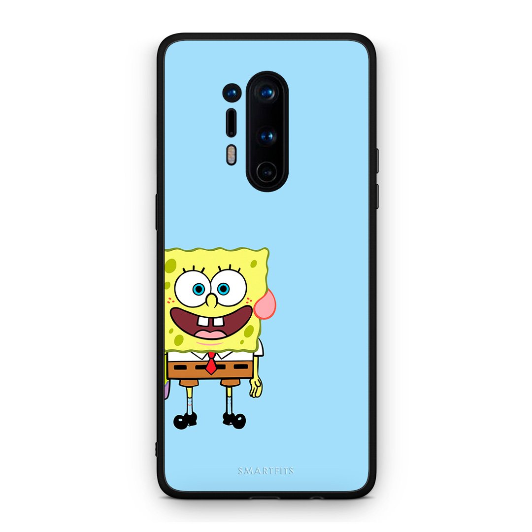 OnePlus 8 Pro Friends Bob θήκη από τη Smartfits με σχέδιο στο πίσω μέρος και μαύρο περίβλημα | Smartphone case with colorful back and black bezels by Smartfits