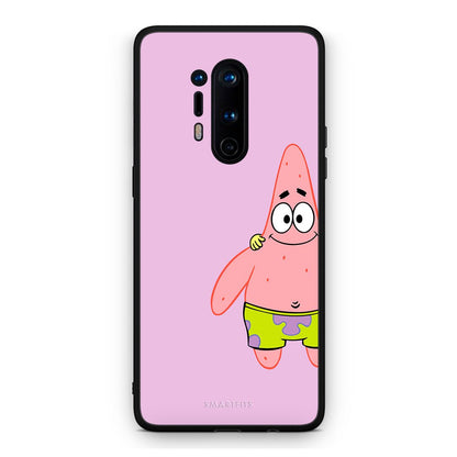 OnePlus 8 Pro  Friends Patrick θήκη από τη Smartfits με σχέδιο στο πίσω μέρος και μαύρο περίβλημα | Smartphone case with colorful back and black bezels by Smartfits