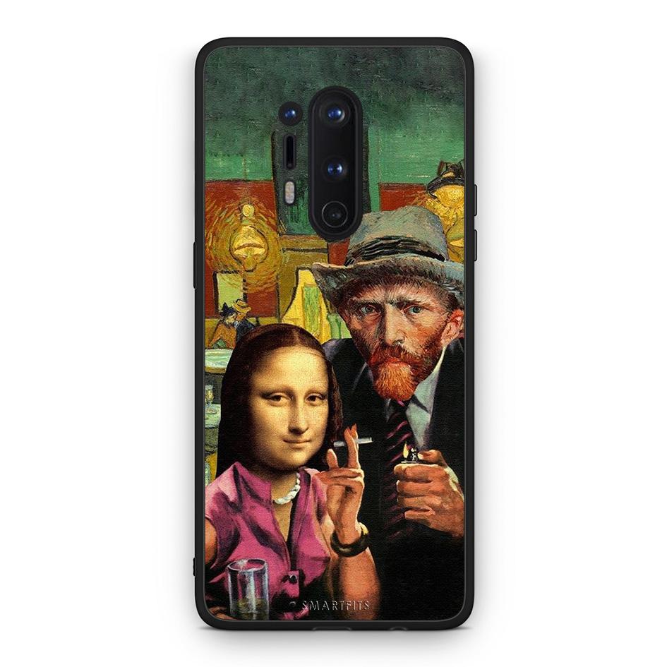 OnePlus 8 Pro Funny Art θήκη από τη Smartfits με σχέδιο στο πίσω μέρος και μαύρο περίβλημα | Smartphone case with colorful back and black bezels by Smartfits