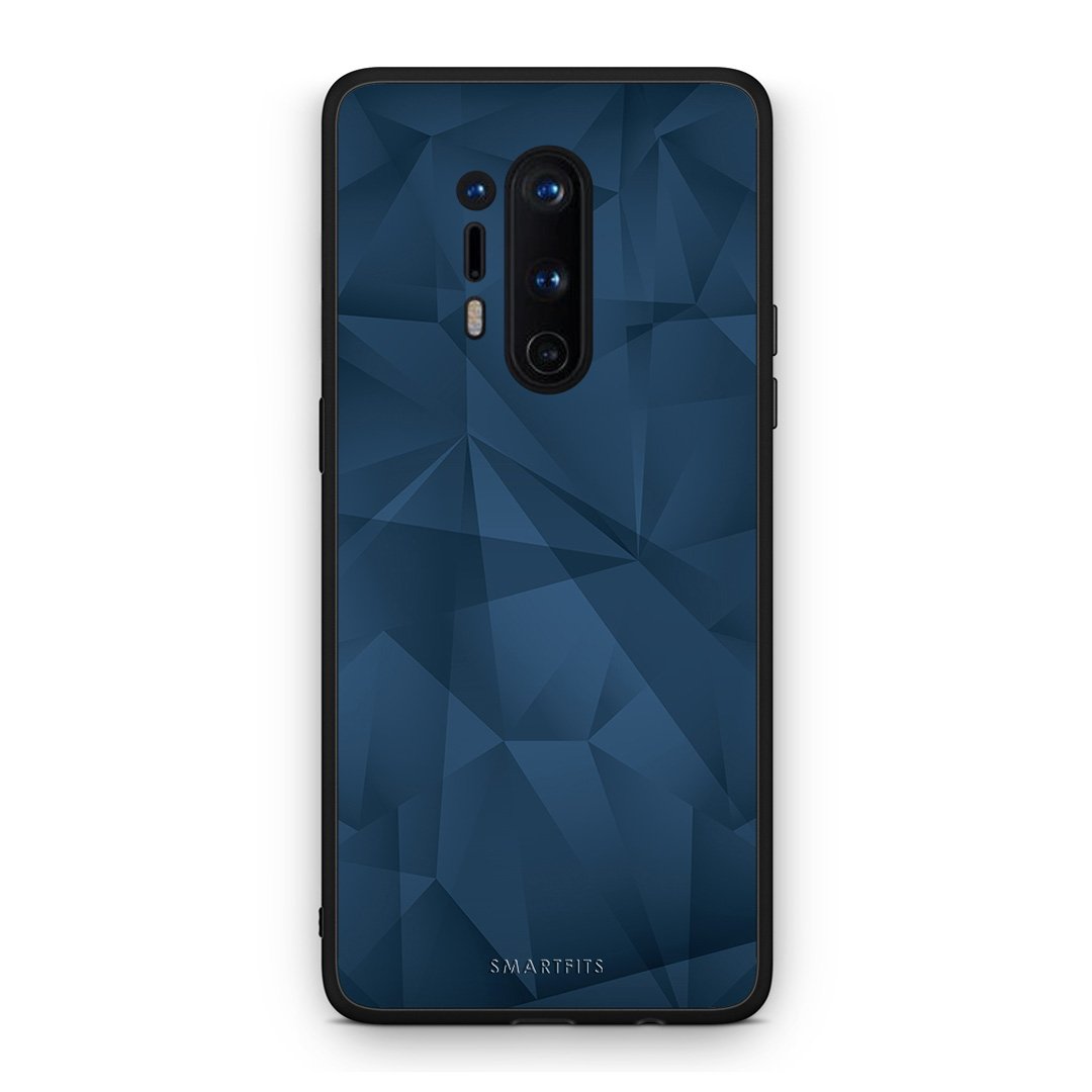 39 - OnePlus 8 Pro  Blue Abstract Geometric case, cover, bumper