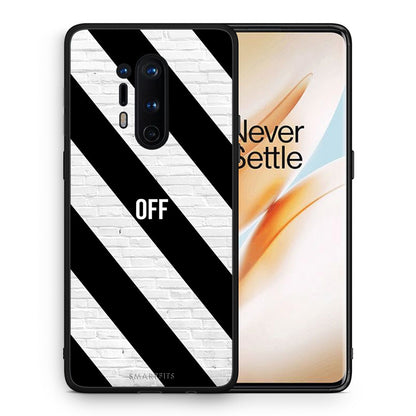 Θήκη OnePlus 8 Pro Get Off από τη Smartfits με σχέδιο στο πίσω μέρος και μαύρο περίβλημα | OnePlus 8 Pro Get Off case with colorful back and black bezels