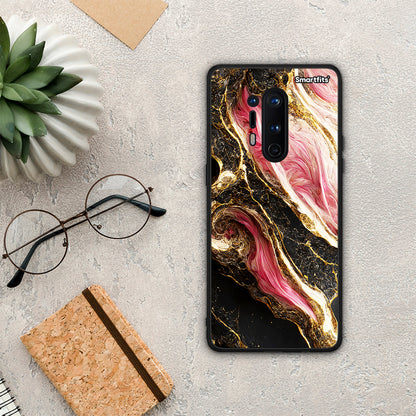Glamorous Pink Marble - OnePlus 8 Pro θήκη