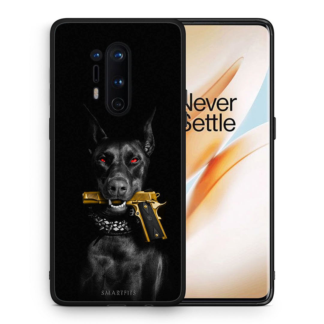 Θήκη Αγίου Βαλεντίνου OnePlus 8 Pro Golden Gun από τη Smartfits με σχέδιο στο πίσω μέρος και μαύρο περίβλημα | OnePlus 8 Pro Golden Gun case with colorful back and black bezels