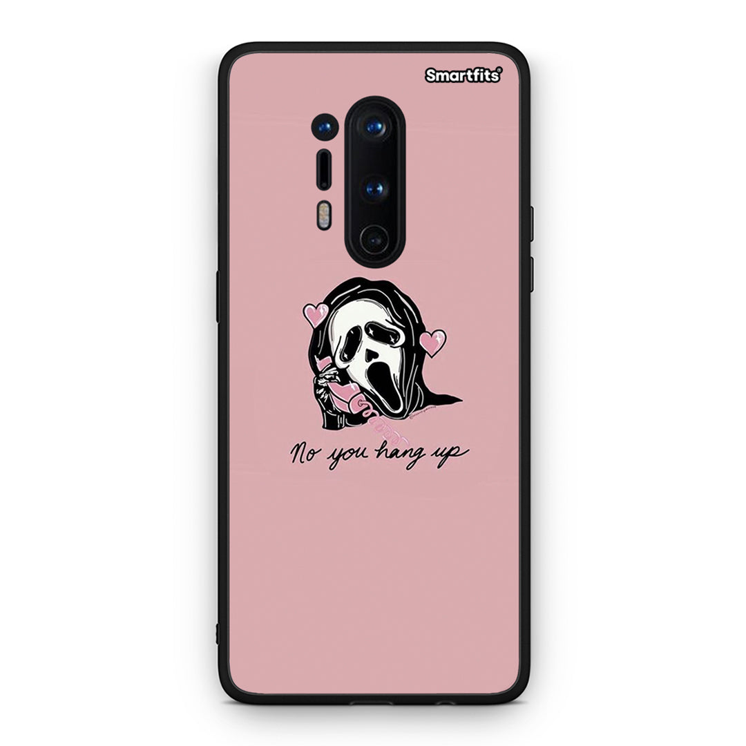 OnePlus 8 Pro Halloween Hang Up Θήκη από τη Smartfits με σχέδιο στο πίσω μέρος και μαύρο περίβλημα | Smartphone case with colorful back and black bezels by Smartfits
