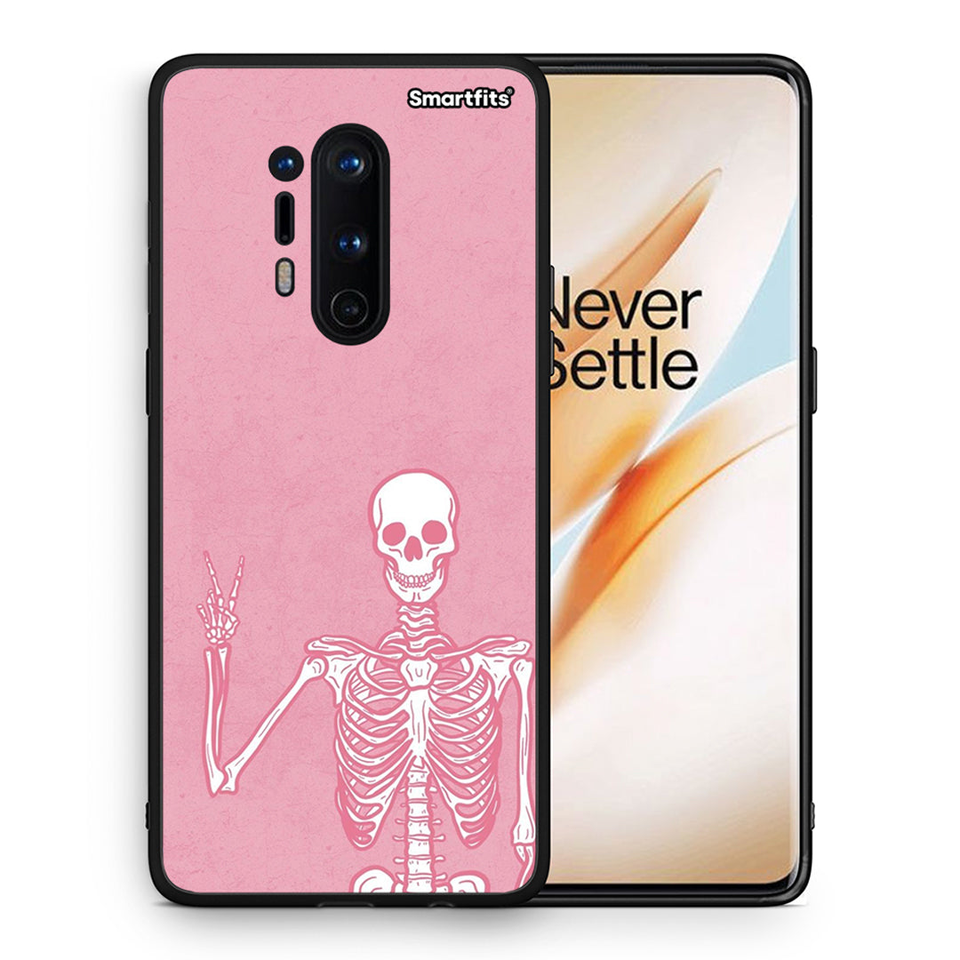 Θήκη OnePlus 8 Pro Halloween Motivation από τη Smartfits με σχέδιο στο πίσω μέρος και μαύρο περίβλημα | OnePlus 8 Pro Halloween Motivation case with colorful back and black bezels