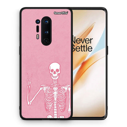 Θήκη OnePlus 8 Pro Halloween Motivation από τη Smartfits με σχέδιο στο πίσω μέρος και μαύρο περίβλημα | OnePlus 8 Pro Halloween Motivation case with colorful back and black bezels