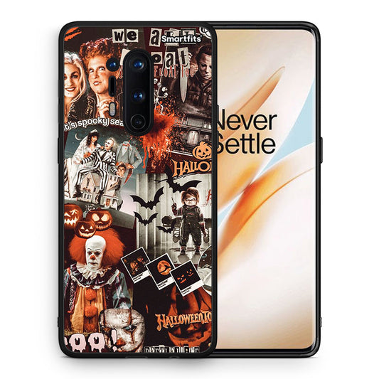 Θήκη OnePlus 8 Pro Halloween Spooky Season από τη Smartfits με σχέδιο στο πίσω μέρος και μαύρο περίβλημα | OnePlus 8 Pro Halloween Spooky Season case with colorful back and black bezels