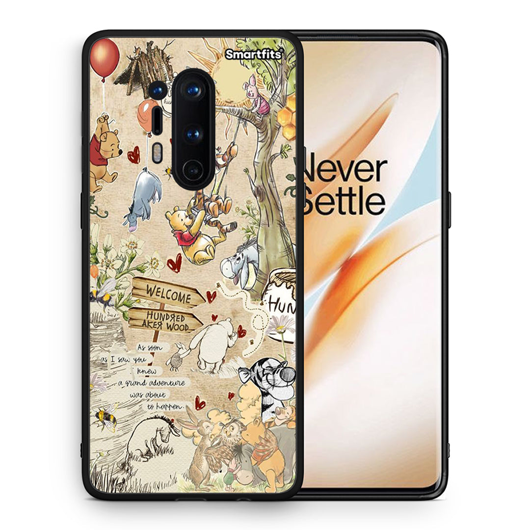 Θήκη OnePlus 8 Pro Happy Friends από τη Smartfits με σχέδιο στο πίσω μέρος και μαύρο περίβλημα | OnePlus 8 Pro Happy Friends case with colorful back and black bezels