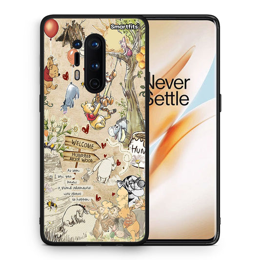 Θήκη OnePlus 8 Pro Happy Friends από τη Smartfits με σχέδιο στο πίσω μέρος και μαύρο περίβλημα | OnePlus 8 Pro Happy Friends case with colorful back and black bezels